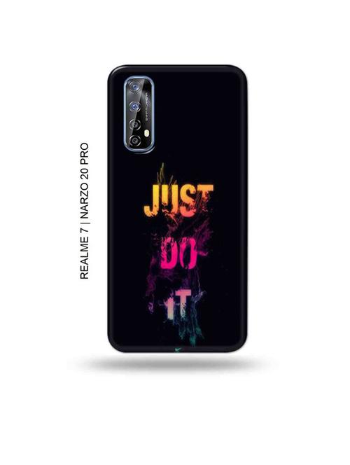 tweakymod designer printed hard case | just do it back cover compatible with realme 7, realme narzo 20 pro, realme narzo 30 - 18981292 - Very Small Image - 1