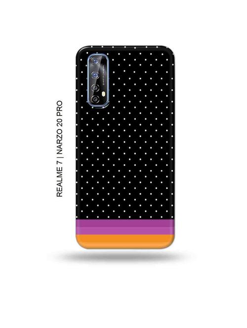 tweakymod designer printed hard case | polka dots back cover compatible with realme 7, realme narzo 20 pro, realme narzo 30 - 18981311 - Very Small Image - 1