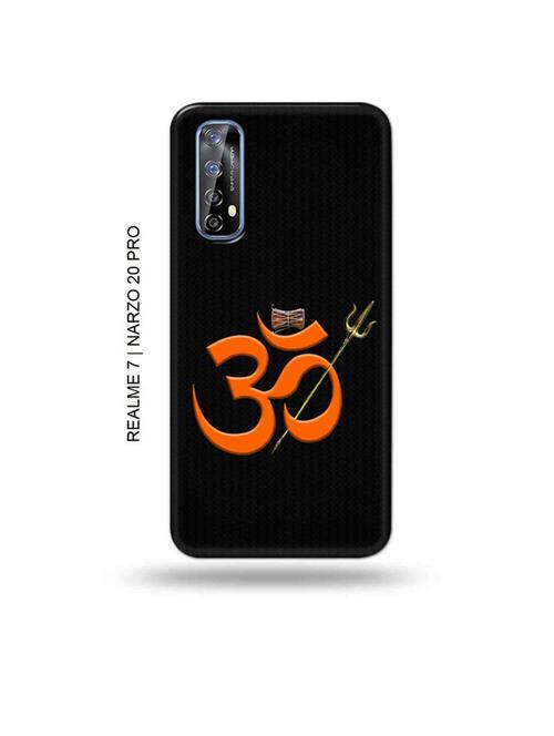 tweakymod designer printed hard case | om back cover compatible with realme 7, realme narzo 20 pro, realme narzo 30 - 18981327 - Very Small Image - 1