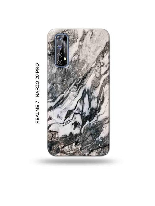 tweakymod designer printed hard case | marble back cover compatible with realme 7, realme narzo 20 pro, realme narzo 30 - 18981335 - Very Small Image - 1