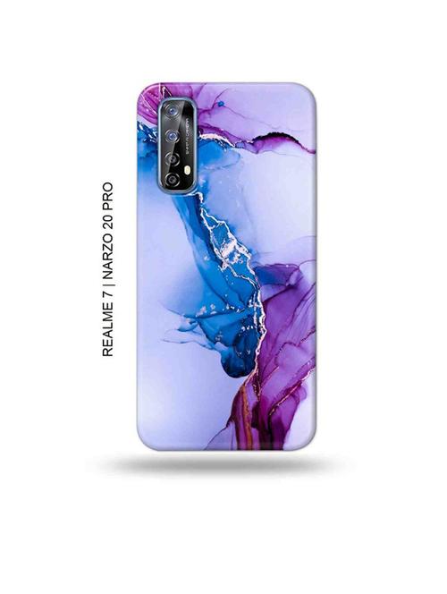 tweakymod designer printed hard case | marble back cover compatible with realme 7, realme narzo 20 pro, realme narzo 30 - 18981341 - Very Small Image - 1