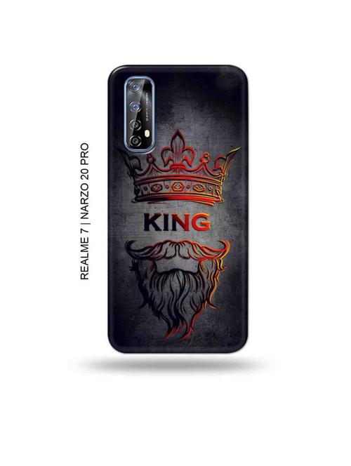 tweakymod designer printed hard case | beard king back cover compatible with realme 7, realme narzo 20 pro, realme narzo 30 - 18981350 - Very Small Image - 1