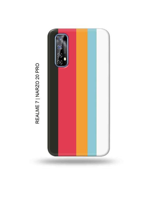 tweakymod designer printed hard case | strips back cover compatible with realme 7, realme narzo 20 pro, realme narzo 30 - 18981351 - Very Small Image - 1