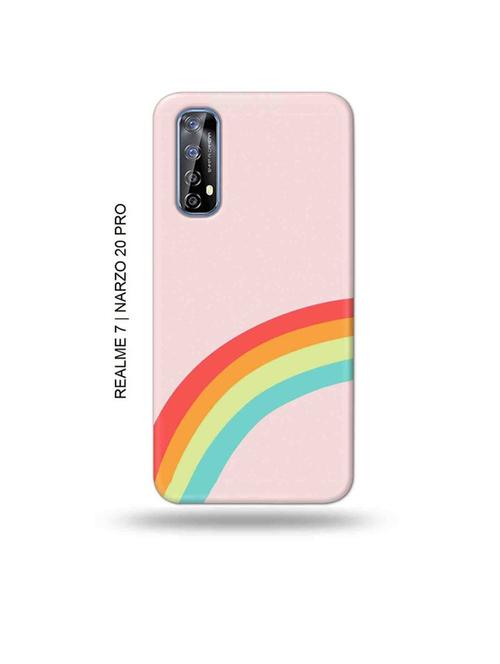 tweakymod designer printed hard case | rainbow back cover compatible with realme 7, realme narzo 20 pro, realme narzo 30 - 18981357 - Very Small Image - 1