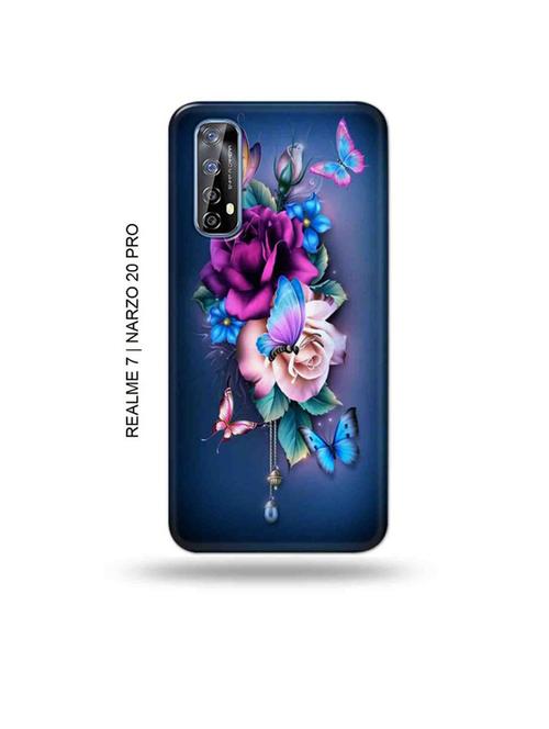 tweakymod designer printed hard case | flowers back cover compatible with realme 7, realme narzo 20 pro, realme narzo 30 - 18981400 - Very Small Image - 1
