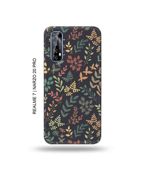 tweakymod designer printed hard case | flowers back cover compatible with realme 7, realme narzo 20 pro, realme narzo 30 - 18981420 - Very Small Image - 1
