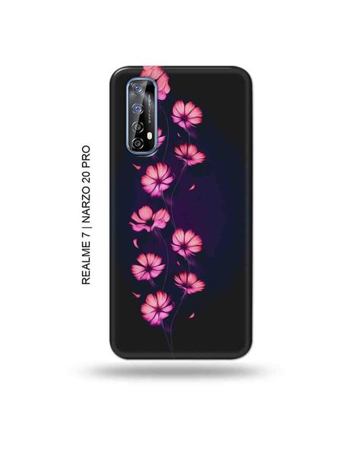 tweakymod designer printed hard case | flowers back cover compatible with realme 7, realme narzo 20 pro, realme narzo 30 - 18981432 - Very Small Image - 1