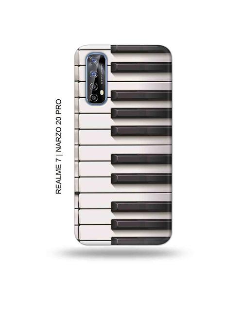 piano back cover compatible with realme 7, realme narzo 20 pro, realme narzo 30 - 18981440 - Very Small Image - 1