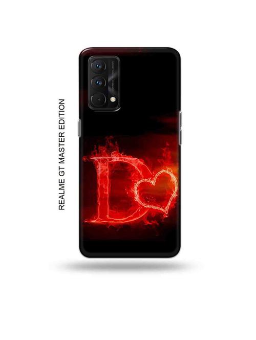 fire heart letter d back cover compatible with realme gt master edition - 18981748 - Very Small Image - 1