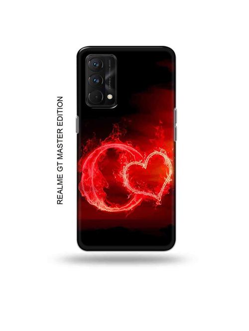 tweakymod designer printed hard case | fire heart letter o back cover compatible with realme gt master edition - 18981759 - Very Small Image - 1