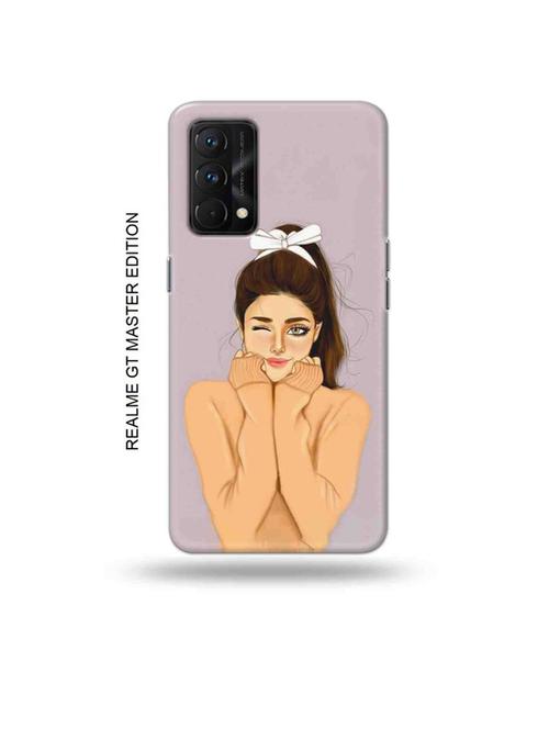 tweakymod designer printed hard case | cozy girl back cover compatible with realme gt master edition - 18981816 - Very Small Image - 1