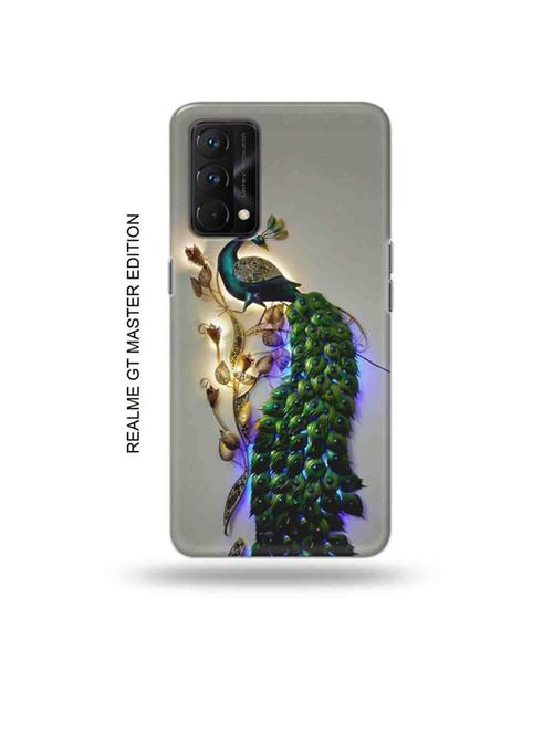 tweakymod designer printed hard case | peacock back cover compatible with realme gt master edition - 18981840 - Very Small Image - 1