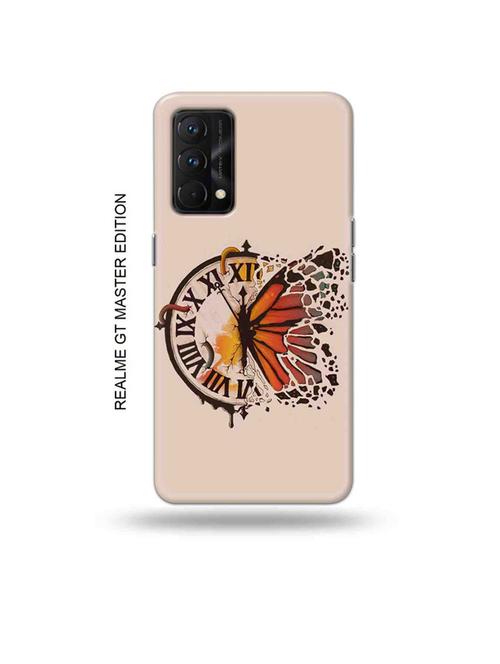 tweakymod designer printed hard case | clock butterfly back cover compatible with realme gt master edition - 18981844 - Very Small Image - 1