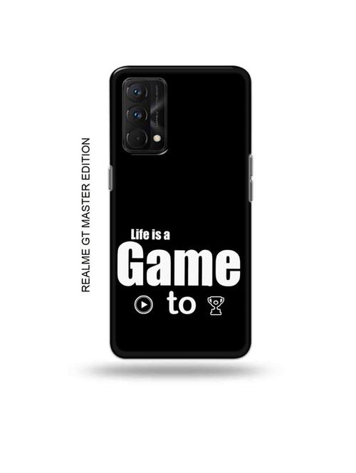 tweakymod designer printed hard case | life is a game paly to win back cover compatible with realme gt master edition - 18981879 - Very Small Image - 1