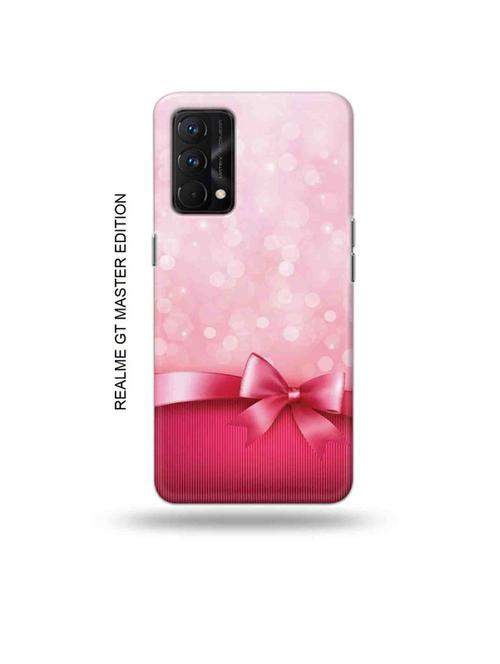 tweakymod designer printed hard case | pink bow tie back cover compatible with realme gt master edition - 18981998 - Very Small Image - 1