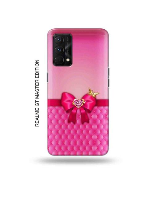 tweakymod designer printed hard case | pink bow back cover compatible with realme gt master edition - 18982001 - Very Small Image - 1