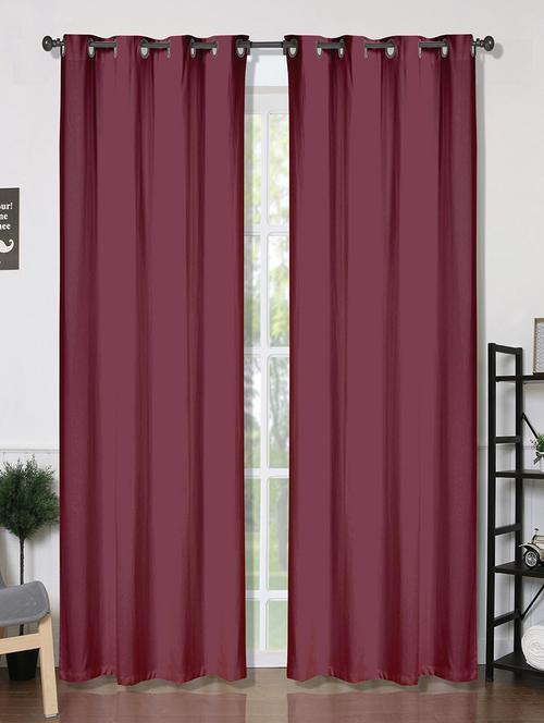 pack of 2 solid curtains - 18983850 - Very Small Image - 1