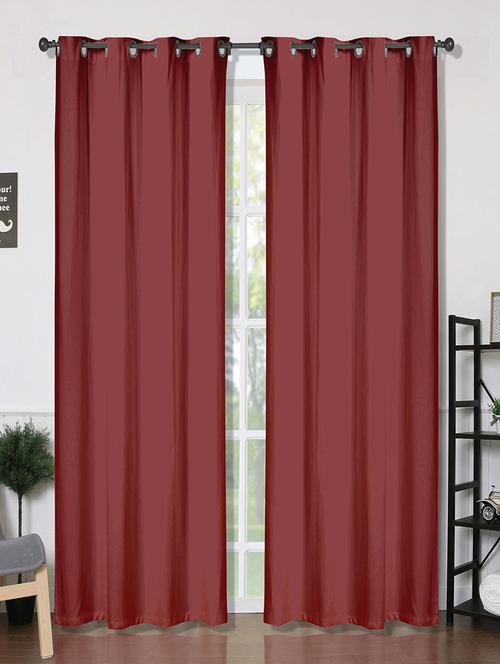 pack of 2 solid curtains - 18983865 - Very Small Image - 1
