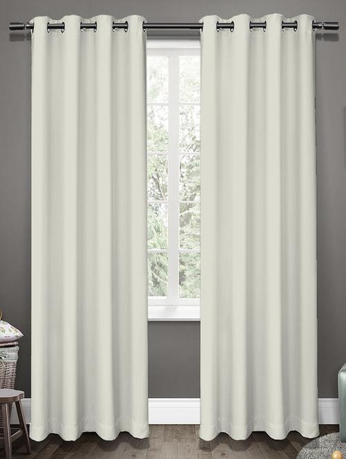 pack of 2 solid curtains - 18983886 - Very Small Image - 1