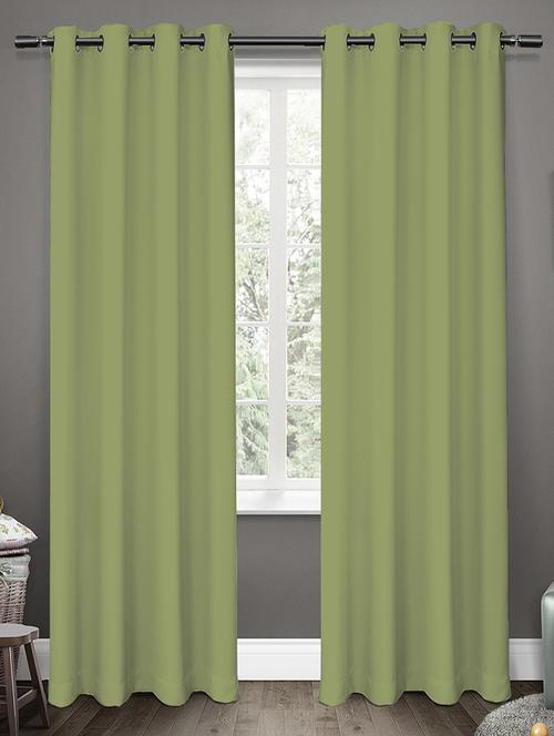 pack of 2 solid curtains - 18984010 - Very Small Image - 1