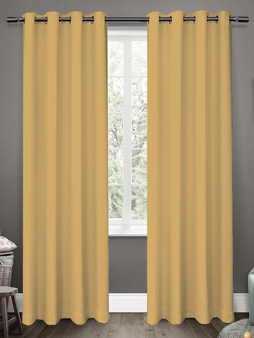 pack of 2 solid curtains - 18984018 - Very Small Image - 1