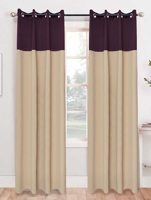 pack of 2 solid curtains - 18984069 - Very Small Image - 1