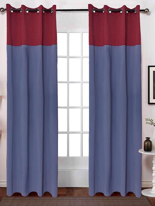 pack of 2 solid curtains - 18984094 - Very Small Image - 1