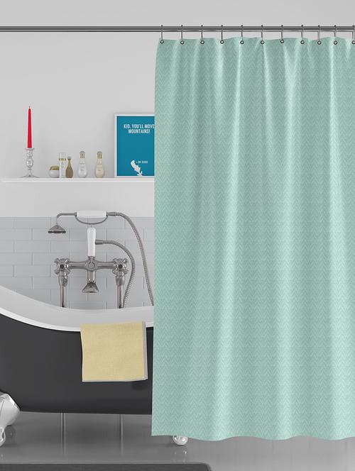 geometric printed shower curtain - 18984106 - Very Small Image - 1