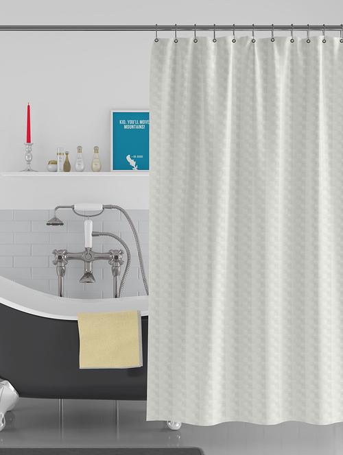geometric printed shower curtain - 18984108 - Very Small Image - 1