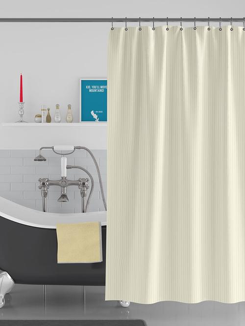 stripe print shower curtain - 18984118 - Very Small Image - 1