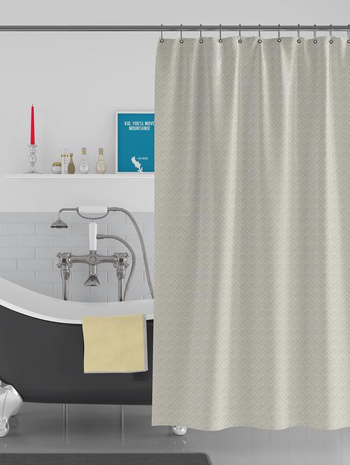 geometric printed shower curtain - 18984123 - Very Small Image - 1