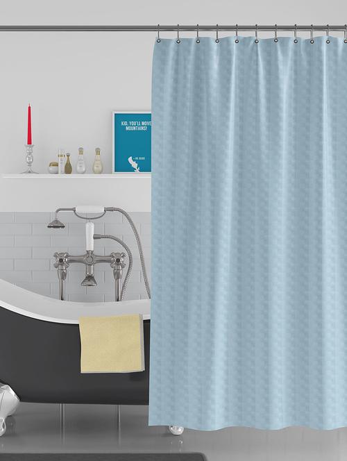 geometric print shower curtain - 18984141 - Very Small Image - 1