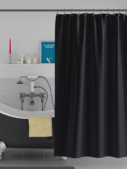 stripe print shower curtain - 18984142 - Very Small Image - 1