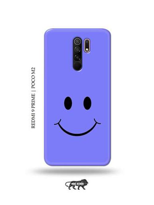 tweakymod designer printed hard case | happy face back cover compatible with redmi 9 prime, poco m2 - 18984694 - Very Small Image - 1