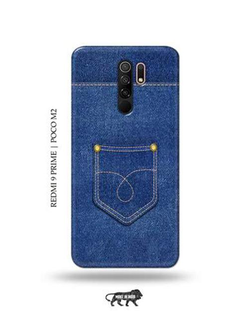 tweakymod designer printed hard case | jean back cover compatible with redmi 9 prime, poco m2 - 18984696 - Very Small Image - 1