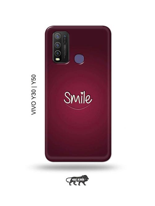 smile back cover compatible with vivo y30, vivo y50 - 18985419 - Very Small Image - 1