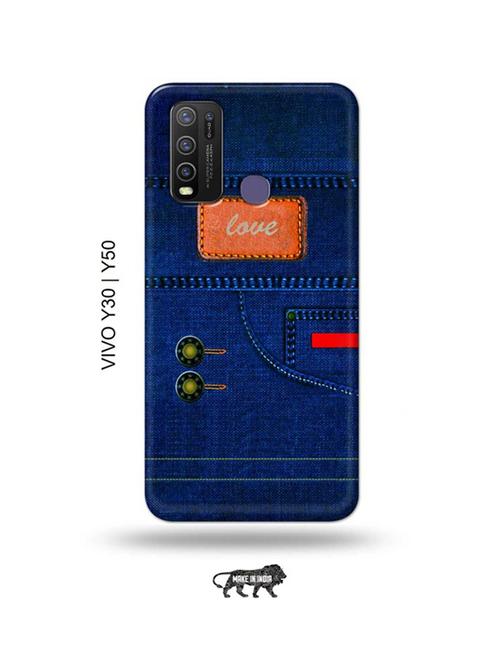 jeans love back cover compatible with vivo y30, vivo y50 - 18985425 - Very Small Image - 1