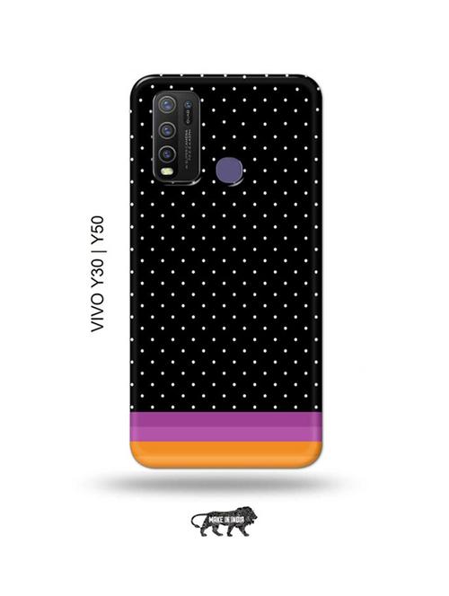 polka dots back cover compatible with vivo y30, vivo y50 - 18985429 - Very Small Image - 1