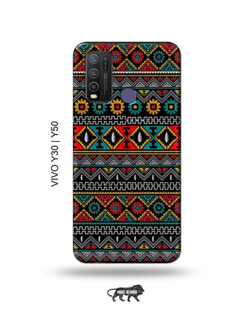 aztec back cover compatible with vivo y30, vivo y50 - 18985436 - Very Small Image - 1