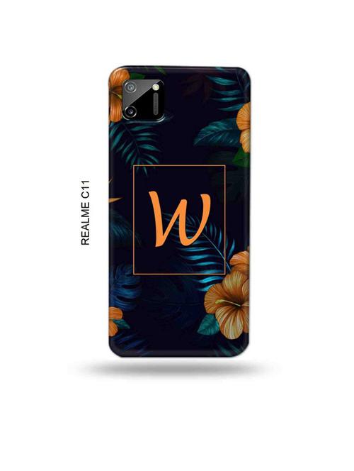 tweakymod designer printed hard case | floral w back cover compatible with realme c11 - 18985627 - Very Small Image - 1