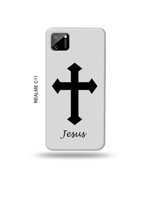 jesus cross back cover compatible with realme c11 - 18985678 - Very Small Image - 1