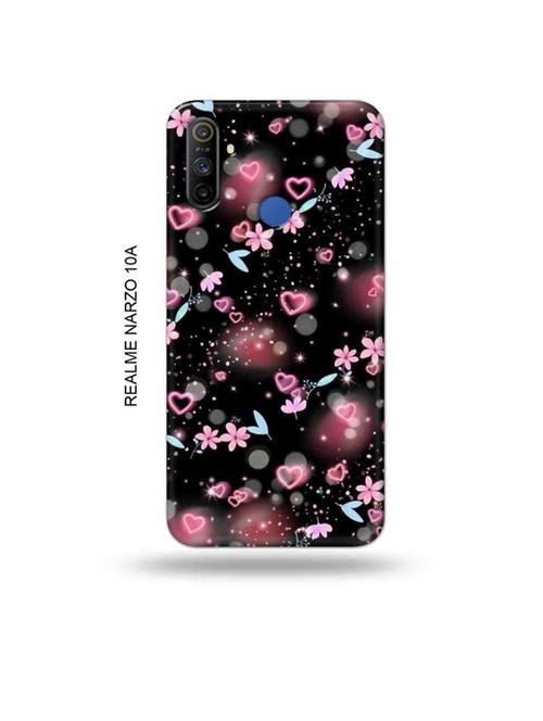 flower and hearts back cover compatible with realme narzo 10a, realme narzo 20a - 18985831 - Very Small Image - 1