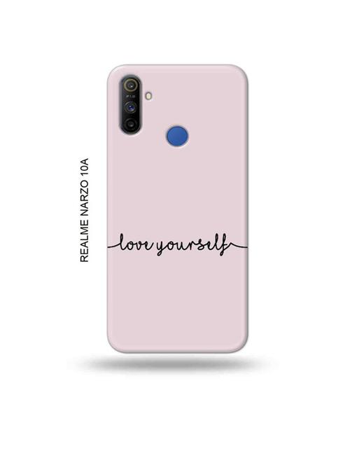 love yourself back cover compatible with realme narzo 10a, realme narzo 20a - 18985835 - Very Small Image - 1