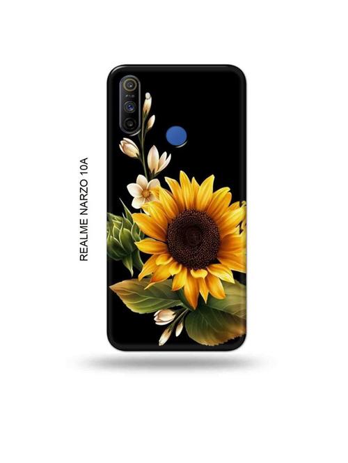 flowers back cover compatible with realme narzo 10a, realme narzo 20a - 18985841 - Very Small Image - 1