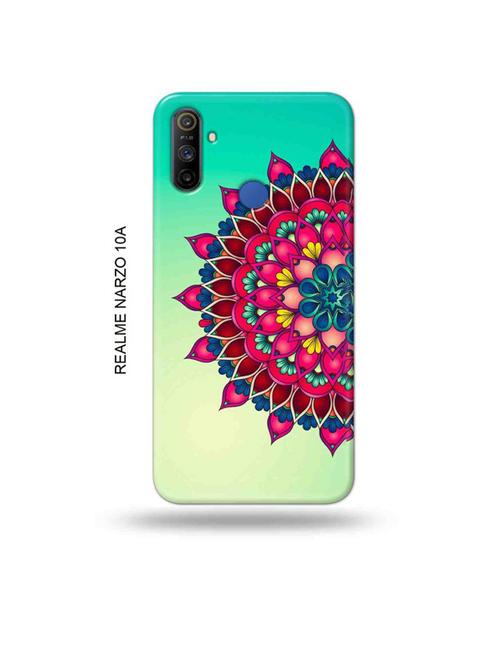 flowers back cover compatible with realme narzo 10a, realme narzo 20a - 18985854 - Very Small Image - 1