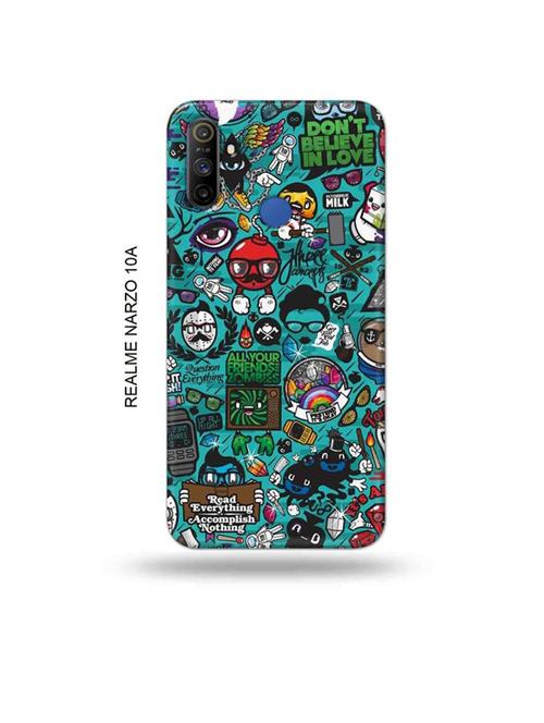 zombies dope back cover compatible with realme narzo 10a, realme narzo 20a - 18985859 - Very Small Image - 1