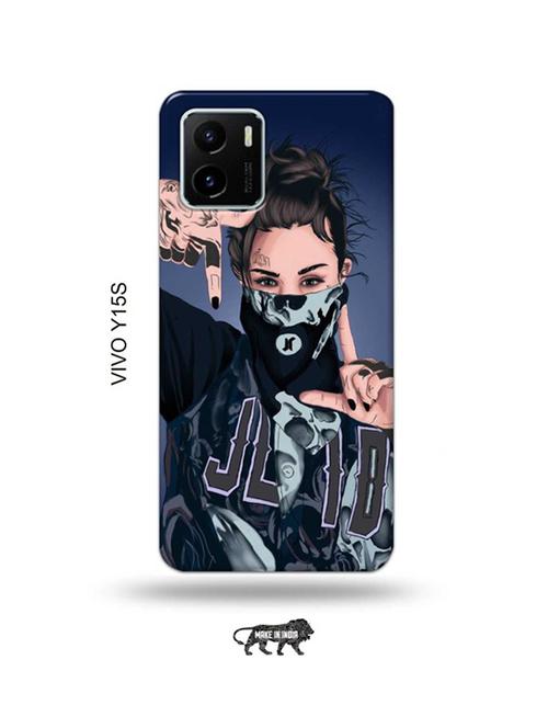 funky girl back cover compatible with vivo y15s - 18985911 - Very Small Image - 1