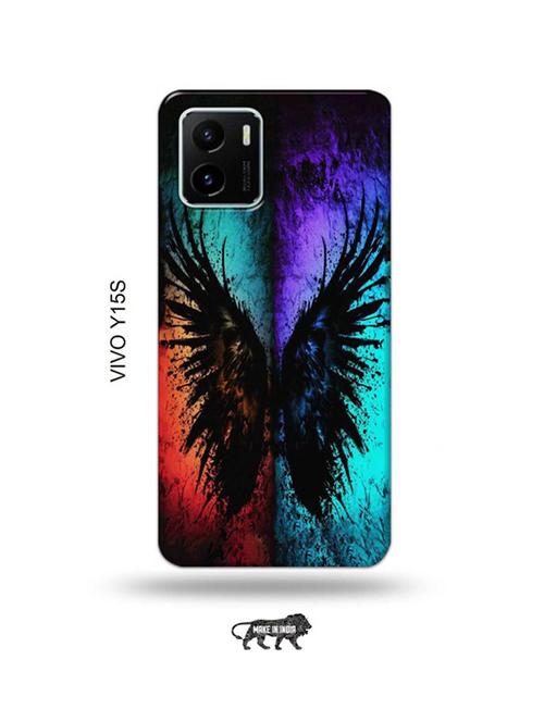 colorful butterfly back cover compatible with vivo y15s - 18985928 - Very Small Image - 1