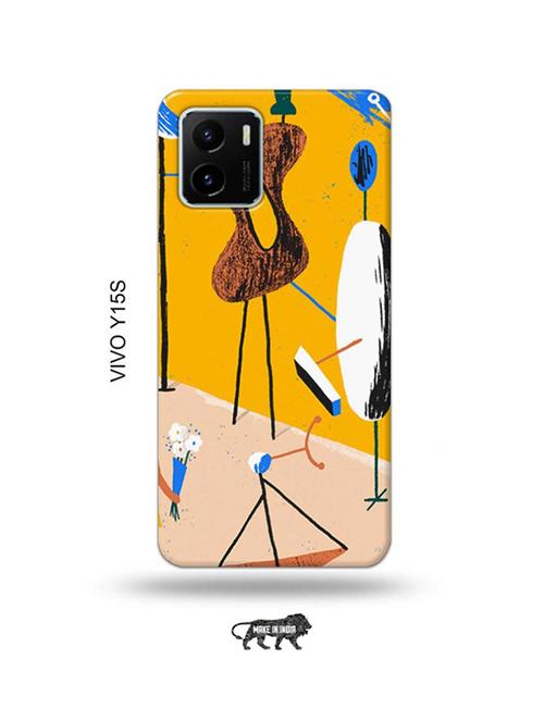 tribal art back cover compatible with vivo y15s - 18985953 - Very Small Image - 1