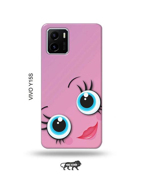 girlie eyes back cover compatible with vivo y15s - 18985986 - Very Small Image - 1